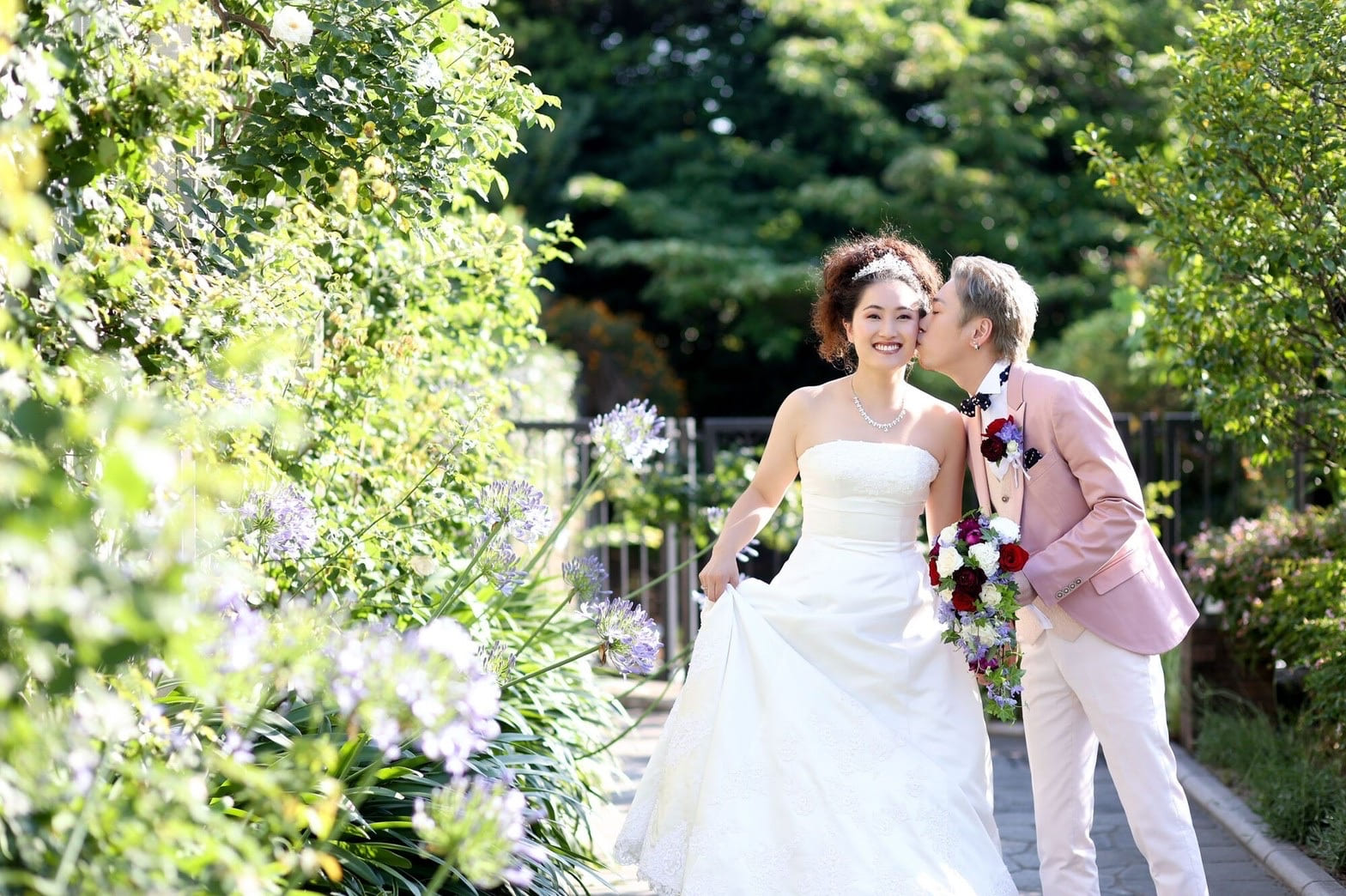 自然の中で叶える、ふたりらしい１枚。ガーデンフォトウェディング🌿